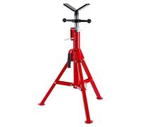 Head Pipe Stand Adjustable 28-52 Inch 2500 lb Carga Capacity Pipe Jack Stand Portable Folding Pipe Stand Stamp Jack