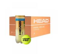 Head Pro S+ Bolas de Pádel - Bote de 3 Pelotas Oficiales | Mayor Durabilidad, Rebote Constante y Rendimiento Profesional
