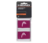 HEAD Pulsera Unisex para Adultos a Rayas, 2,5, Rosa y Blanco, 2,5 Pulgadas