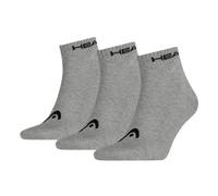 HEAD Quarter 3P Calcetines, Hombre, Gris, 35/38