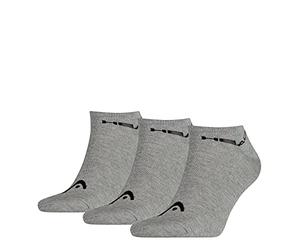 HEAD Quarter 3P Calcetines, Hombre, Gris, 35/38