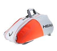 HEAD Radical 9R Bolsa de Tenis, Unisex, Gris/Naranja, 9 Raquetas
