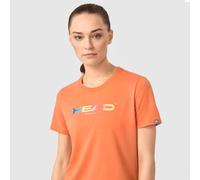 Camiseta Head Rainbow Mujer L Naranja