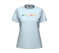 HEAD Rainbow - Camiseta para Mujer, Color Azul Claro