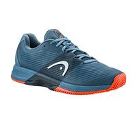 HEAD Revolt Pro 4.0 Arcilla Señores Zapato de Tenis, Mens, Azul/Naranja, 47