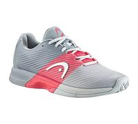 HEAD Revolt Pro 4.0 Señoras Zapato de Tenis, Womens, Gris/Coral, 38