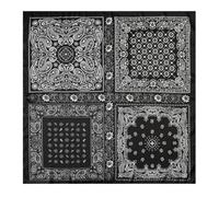 Head Scarf - Silk Square Satin Headband, Vintage Hair Scarves Head Shawl, women's vintage silk style accessory, printed satin square scarf for Mom Girls Daily Office Gym Travel Party Beach Pool