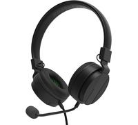 snakebyte Xbox Headset SX - Negro/Verde - Auriculares estéreo para Juegos de la Serie Xbox SX, Controladores de Audio de 40 mm, Acolchados, Toma de 3,5 mm, compatibles con PS5, Xbox, portátil