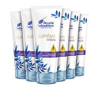 Head & Shoulders - Acondicionador anticaspa Suprême Repara, con aceite de argán, acondicionador para piel y cabello con ingredientes sublimatores, 6 unidades de 220 ml