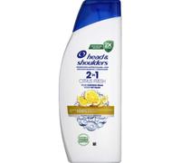 Head & Shoulders Champú anticaspa 2 en 1 Citrus Fresh para cabello graso, 625 ml, hasta el 100% de la caspa, clínicamente probado, uso diario, refrescante, aroma a limón