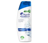 Head & Shoulders Champú anticaspa Classic Clean, hasta 100% protección contra la caspa para cabello y cuero cabelludo, clínicamente probado, dermatológicamente testado, 300 ml