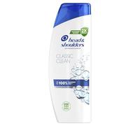 Head & Shoulders Champú Diario Classic Clean Anticaspa de 400 ml. Hasta un 100% de protección contra la caspa, clínicamente probado, para todo tipo de cabello y cuero cabelludo. Efecto fresco