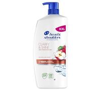 Head & Shoulders Clarify & Shine - Champú anticaspa 800 ml dispensador de champú, limpiador de hasta 100% de protección contra la caspa, clínicamente probado, limpia suavemente el cuero cabelludo y