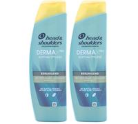 Head & Shoulders DermaXPro Champú anticaspa 250 ml con extracto de aloe vera y complejo de ceramida, ayuda a calmar el cuero cabelludo seco y picor y fortalece la barrera cutánea (Paquete de 2)