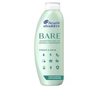 Head & Shoulders Hidrata y suaviza el champú anticaspa sin sulfatos de 400 ml. Champú bare