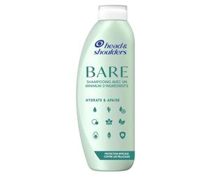 Head & Shoulders Hidrata y suaviza el champú anticaspa sin sulfatos de 400 ml. Champú bare