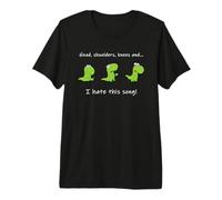 Head, Shoulders, Knees, and Toes Fail: T-Rex Dinosaur Humor Camiseta Premium