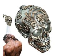 Head Shower - Skull Shape Sprayer Attachment Replacement | 6.69x5.91x4.92in Resin Skeleton Water Spout | Bold Decorative Bathroom Accessory For Tub Spa Home Apartment Hotel Washroom