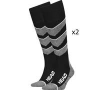 HEAD Ski Beginner V-shape Kneehigh 2p - Hombre - Negro / Gris - talla 39/42- modelo 2024