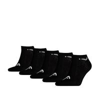HEAD Sneaker Unisex, Black, 35/38, Pack Of 5
