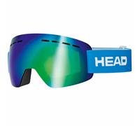 HEAD SOLAR FMR - Gafas de esquí y snowboard para adultos, unisex, color azul