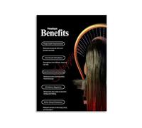 Head Spa and Scalp Care Guide Poster Relaxation Benefits Canvas Wall-Art Print for Salon or Home(Unframed,08x12inch(20x30cm))