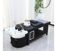 Head Spa Bed Head Care Shampoo Bed Head Spa Equipment Shampoo Backwash Unit with Cover Pillow Hair Salon Massage Table