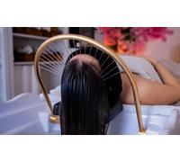 Head spa japonés de 30 minutos con bebida de cortesía análisis capilar y masaje facial de hombros y cuello