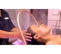 Head spa japonés de 60 minutos con bebida masaje capilar secado color en raíz aromaterapia y masaje facial o cuello