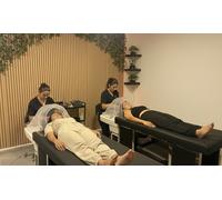 Head spa japonés en pareja de 60 minutos con masaje facial de cuello y bebida de cortesía