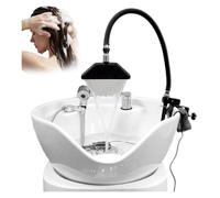 Head Spa Marco de circulación de agua, accesorio Head Spa, ajustable y flexible de 360°, con clips de fijación de metal, for salón, peluquería, masaje del cuero cabelludo y uso doméstico