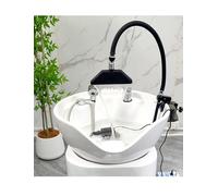 Head Spa - Salida de agua con bomba, dispositivo móvil ajustable de 360° para terapia de circulación de agua para peluquería y hogar