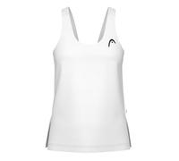 HEAD Spirit Tank Top Girls Camiseta sin Mangas, Blanco, 140 para Niñas
