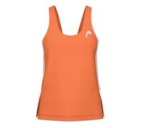 HEAD Spirit Tank Top Girls Camiseta sin Mangas, Campfire Orange, 140 para Niñas