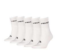 HEAD Sports Calcetines de tripulación, Blanco, 43-46 (Pack de 5) Unisex Adulto