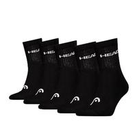 HEAD Sports Calcetines de tripulación, Negro, 39-42 (Pack de 5) Unisex Adulto