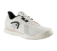 HEAD Sprint Pro 3.5 Clay Men - Zapatillas de Tenis para Hombre, Color Blanco y Negro, Talla 46 EU, Chalk White Black, 46 EU