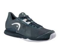 HEAD Sprint Pro 3.5 Clay Men Zapatillas de Tenis para Hombre, Gris Oscuro/Azul, Talla 44 EU, Gris Oscuro y Azul., 44 EU