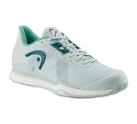 HEAD Sprint Pro 3.5 Clay Women, Zapatillas de Tenis Mujer, Aqua Verde Azulado, 40.5 EU