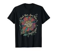 Head Start enséñales a amarlos verlos Cultivar Girasol Camiseta gráfica económica, Hombre, Negro, L