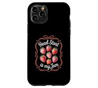 Head Start is My Jam Strawberry Teacher Pre-k Student Funny Carcasa para iPhone 11 Pro