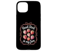 Head Start is My Jam Strawberry Teacher Pre-k Student Funny Carcasa para iPhone 15 Plus