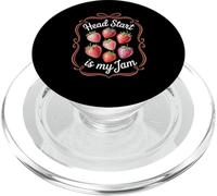 Head Start is My Jam Strawberry Teacher Pre-k Student Funny PopSockets PopGrip para MagSafe
