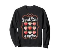 Head Start is My Jam Strawberry Teacher Pre-k Student Funny Sudadera