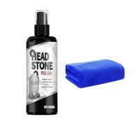 Head Stone Cleaner - Restores And Maintains Granite Marble And Tile | 100ml Granite Spray + Gentle Yet Powerful Formula | For Marble Concrete Tile Patio Cemetery Gravestone Paint Head Stone Care With