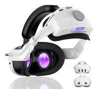 Head Strap with Battery for Meta/Oculus Quest 3/Quest 3S, 10000mAh Battery Pack for Enhanced Comfort and Playtime 4-6Hours VR Accessories, Adjustable Elite HeadStrap Replacement for Oculus Quest 3/3S