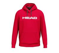 HEAD Club Original Hoodie Men Camiseta, Rosso, L Hombre