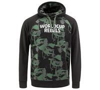 HEAD Sudadera con Capucha para Hombre, Negro/Rebels, M-L