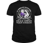 Head Swim Team Coach - All Women Are Created Equal Tshirts Camisetas y Tops(Large)