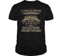 Head Swim Team Coach - It Cannot Be Inherited Tshirts Camisetas y Tops(Medium)
